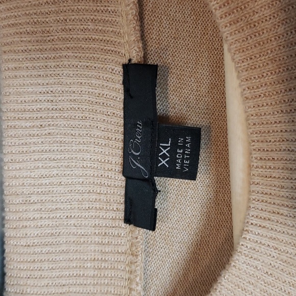 J. Crew super cozy lightweight Camel sweater Womens XXL FREE SHIPPING - Picture 7 of 9